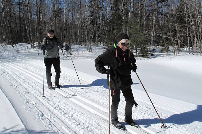 Cross-country skiing at Katahdin Woods and Waters National Monument/NPS