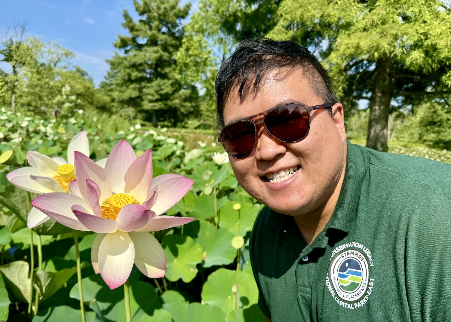 Solomon Jeong is a Conservation Legacy intern park ranger at Kenilworth Park & Aquatic Gardens. Solomon Jeong is a Conservation Legacy intern park ranger at Kenilworth Park & Aquatic Gardens.
