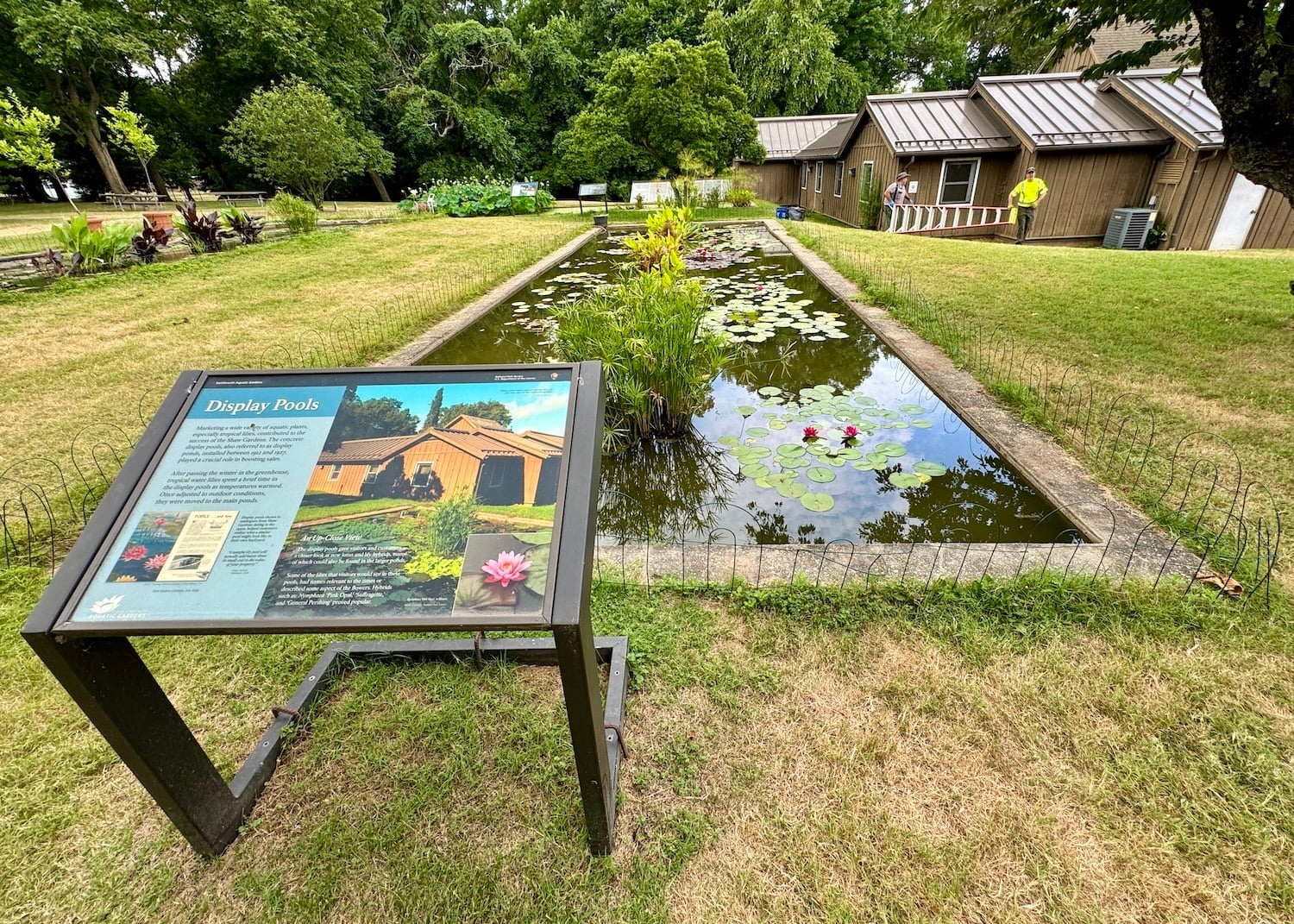 The NPS has maintained the display pools that Shaw Gardens started decades ago. The NPS has maintained the display pools that Shaw Gardens started decades ago.