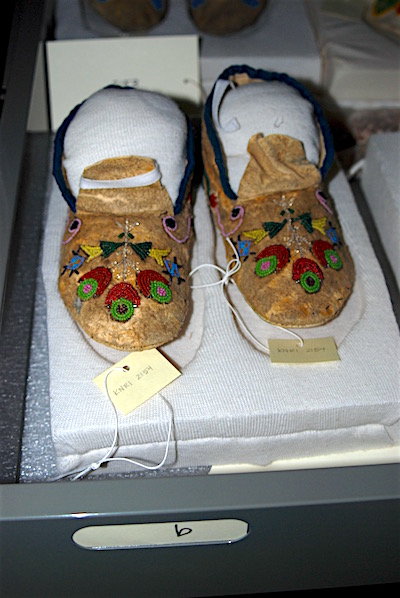 Child's moccasins, Knife River Indian Villages NHS/Kurt Repanshek