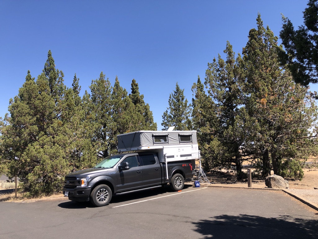 Lava Beds can handle a range of RVers, from pop-up campers to trailers/Rene Agredano