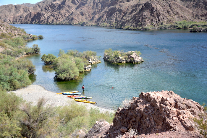 Kayaking at Lake Mead National Recreation Area/NPS