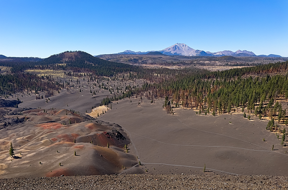 The view from the top of Cinder Cone - original, Lassen Volcanic National Park / Rebecca Latson The view from the top of Cinder Cone - original, Lassen Volcanic National Park / Rebecca Latson