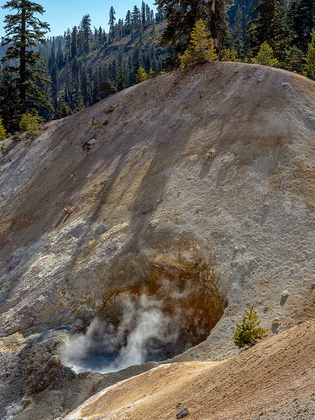 A boiling, bubbling mudpot at Sulphur Works, Lassen Volcanic National Park / Rebecca Latson