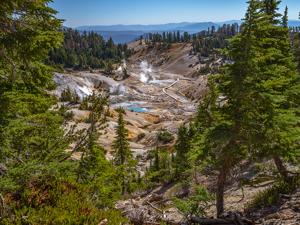 A view of Bumpass Hell, Lassen Volcanic National Park / Rebecca Latson A view of Bumpass Hell, Lassen Volcanic National Park / Rebecca Latson