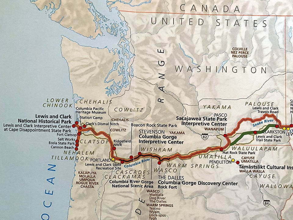 There are many sights to see along the Pacific Northwest portion of the Lewis and Clark National Historic Trail / National Park Service There are many sights to see along the Pacific Northwest portion of the Lewis and Clark National Historic Trail / National Park Service