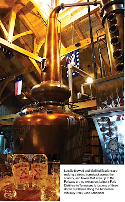 Leiper's Distillery along the Natchez Trace Parkway/Jane Schneider Leiper's Distillery along the Natchez Trace Parkway/Jane Schneider