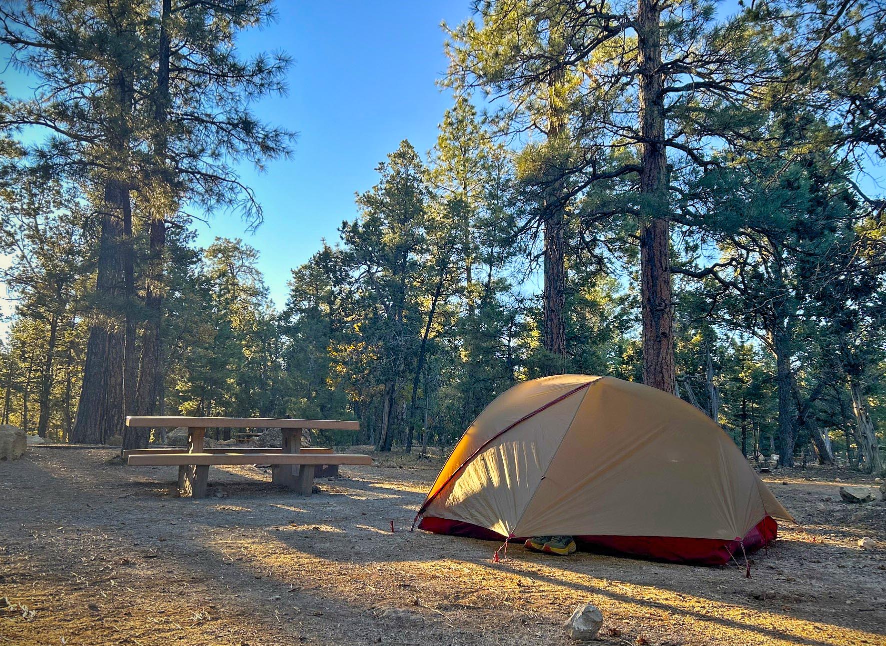A campsite at Mather Campground on the South Rim, Nov. 2024 / NPS A campsite at Mather Campground on the South Rim, Nov. 2024 / NPS
