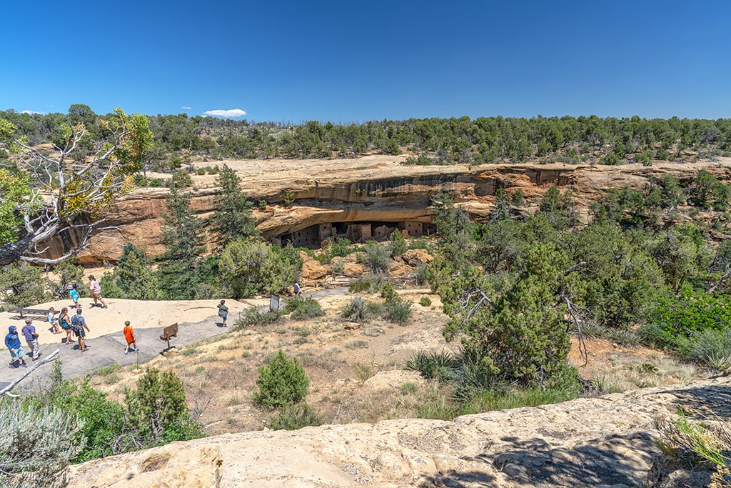 A view of Spruce Tree House on Chapin Mesa, Mesa Verde National Park / Rebecca Latson