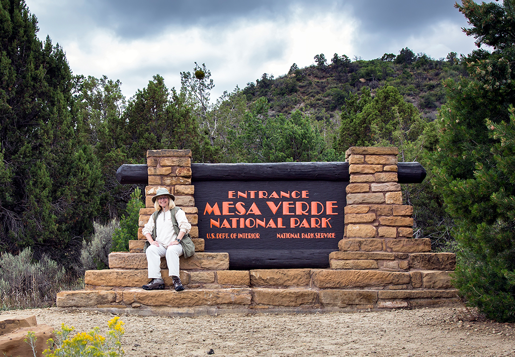 Becky at Mesa Verde National Park, 2012