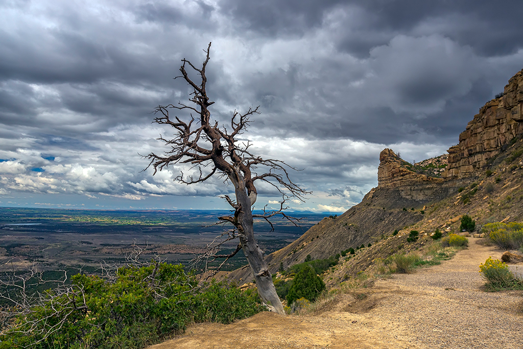 A View From The Knife Edge Trail, Mesa Verde National Park / Rebecca Latson A View From The Knife Edge Trail, Mesa Verde National Park / Rebecca Latson