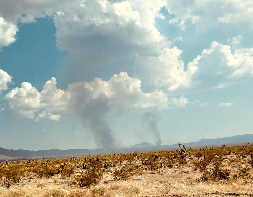 Just 5 percent of the Dome Fire in Mojave National Preserve had been contained by midday Tuesday/Inciweb