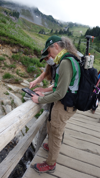 Streams, large and small, were monitored during the field work/WNPF