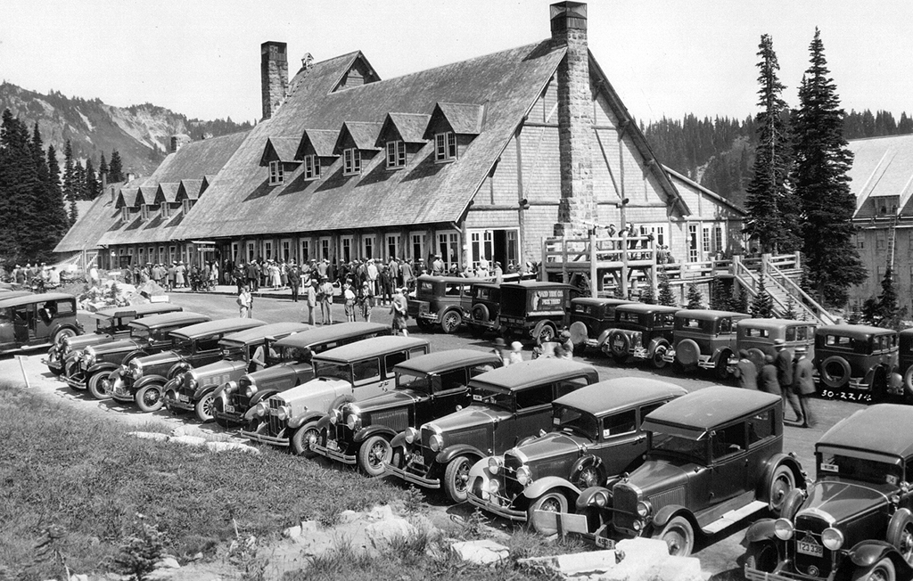 Paradise Inn in 1921, Mount Rainier National Park / NPS file