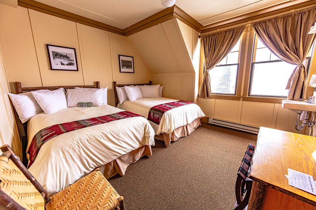A renovated Annex room at Paradise Inn, Mount Rainier National Park / Rebecca Latson