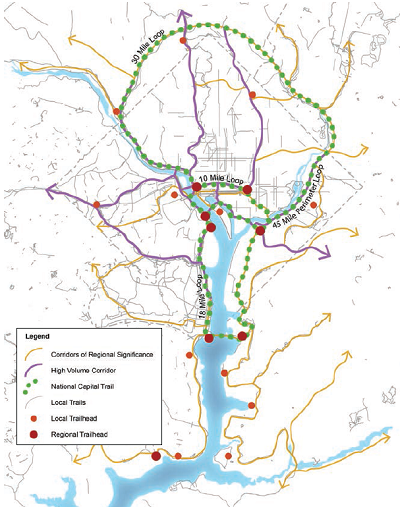 National Capital Trail concept National Capital Trail concept