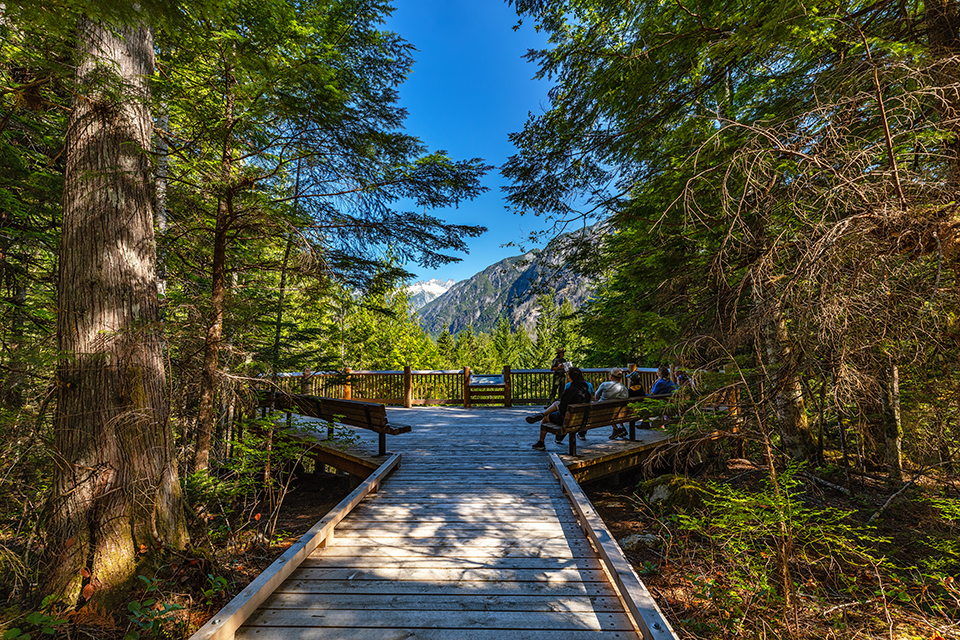 Ranger-led lessons at trail's end, North Cascades National Park / Rebecca Latson Ranger-led lessons at trail's end, North Cascades National Park / Rebecca Latson
