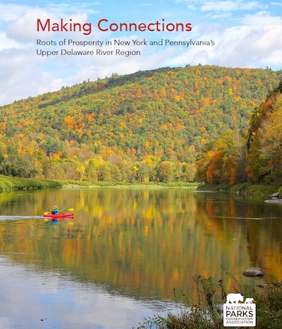 Residents and visitors alike enjoy recreational boating along the Upper Delaware River amidst scenic backdrops like Kilgour Spur/© David B. Soete Residents and visitors alike enjoy recreational boating along the Upper Delaware River amidst scenic backdrops like Kilgour Spur/© David B. Soete