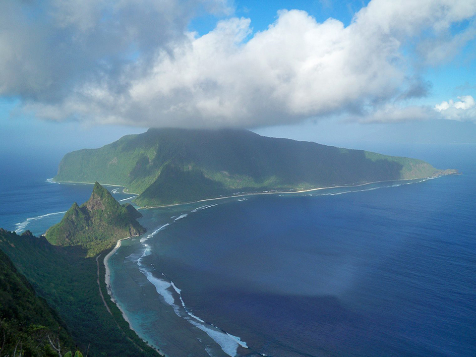 An aerial view of Ofu and Olosega islands, National Park of American Samoa / NPS