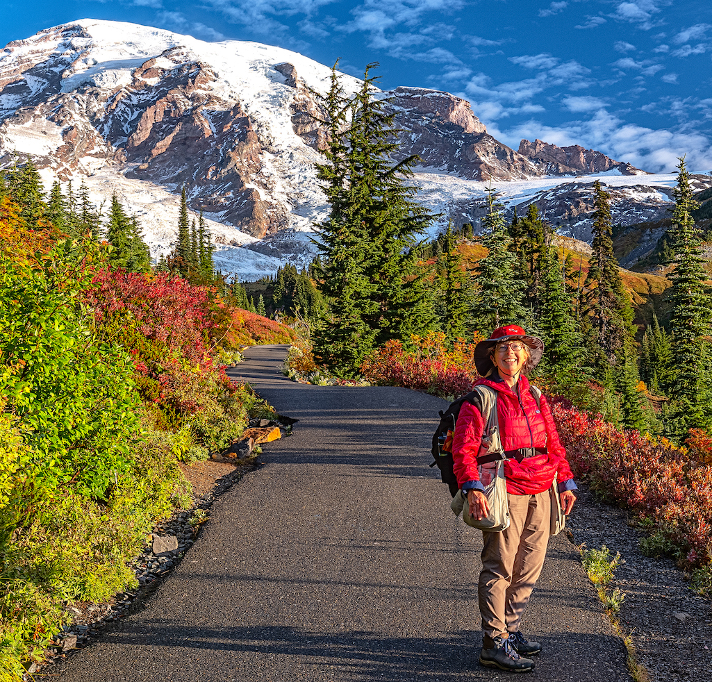 Rebecca Latson at Mount Rainier National Park/Rebecca Latson