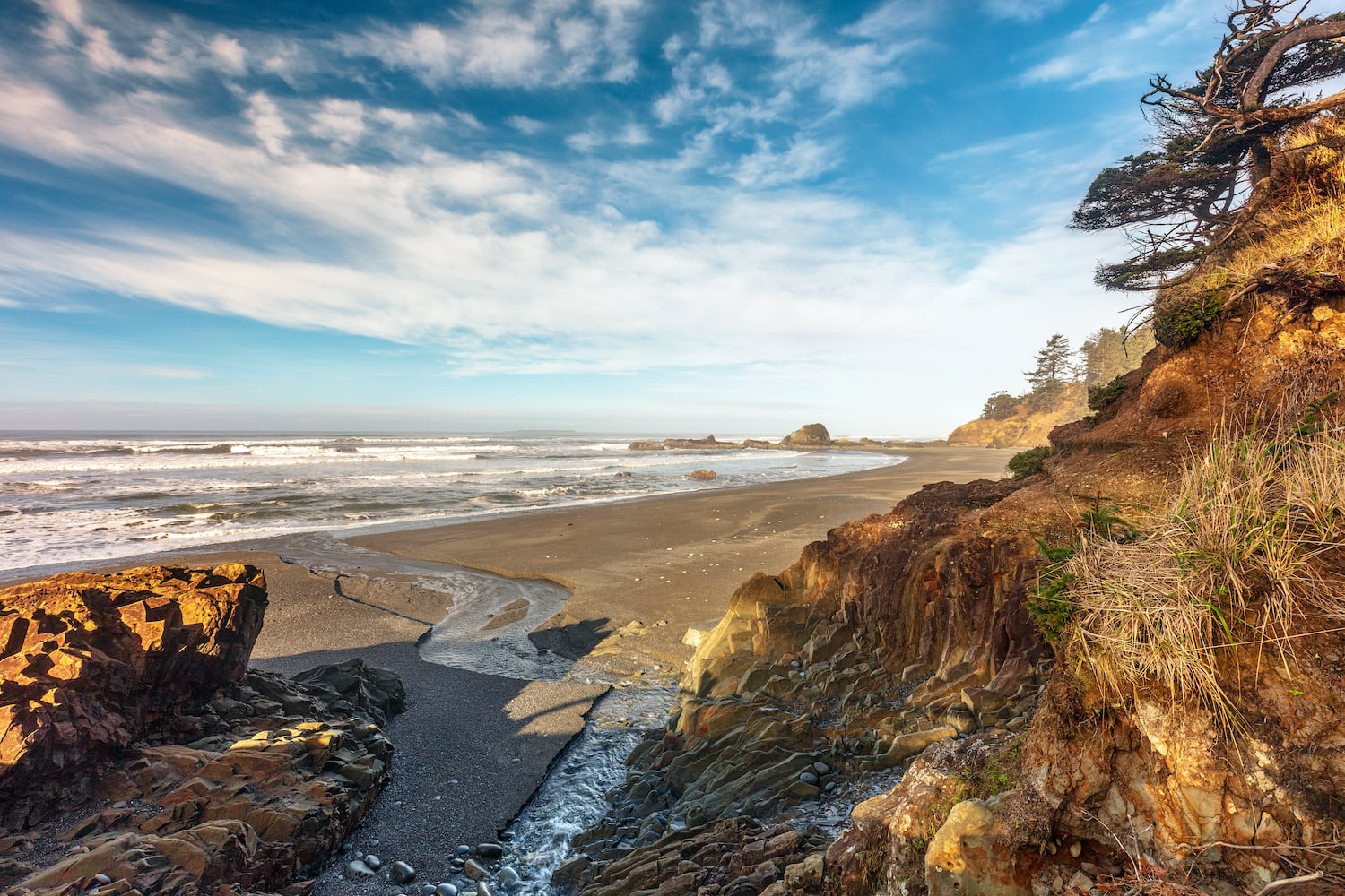 Miles of beaches are another key element of Olympic National Park/Rebecca Latson Miles of beaches are another key element of Olympic National Park/Rebecca Latson
