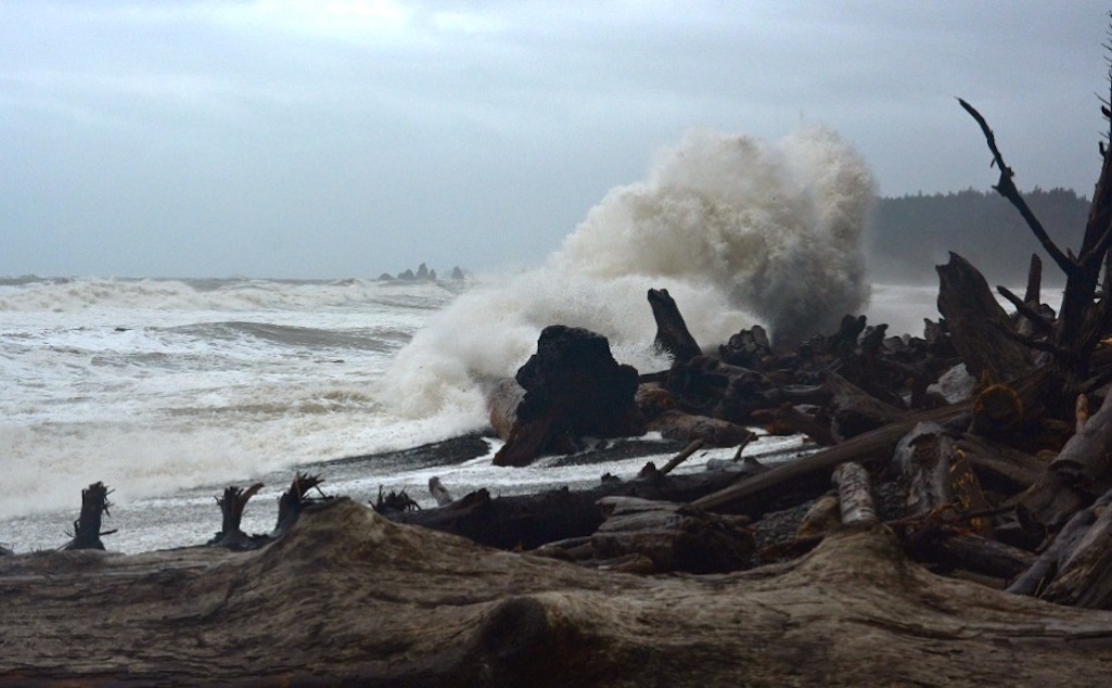 Rough weather was expected through the weekend at Olympic National Park/NPS file