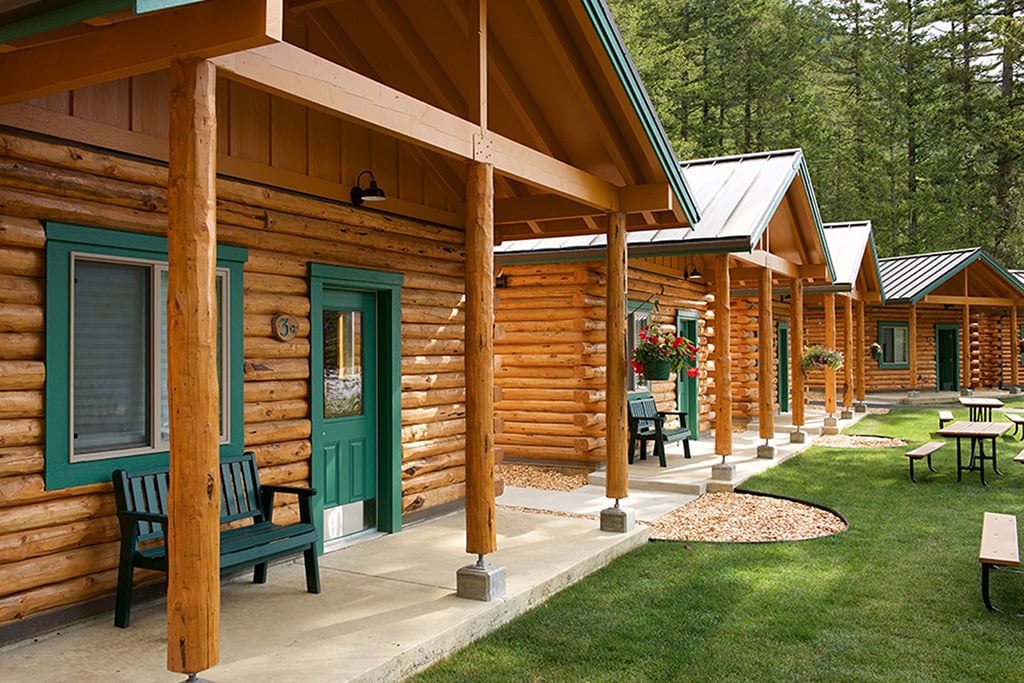 Log Cabin Resort cabins, Olympic National Park / Aramark file Log Cabin Resort cabins, Olympic National Park / Aramark file