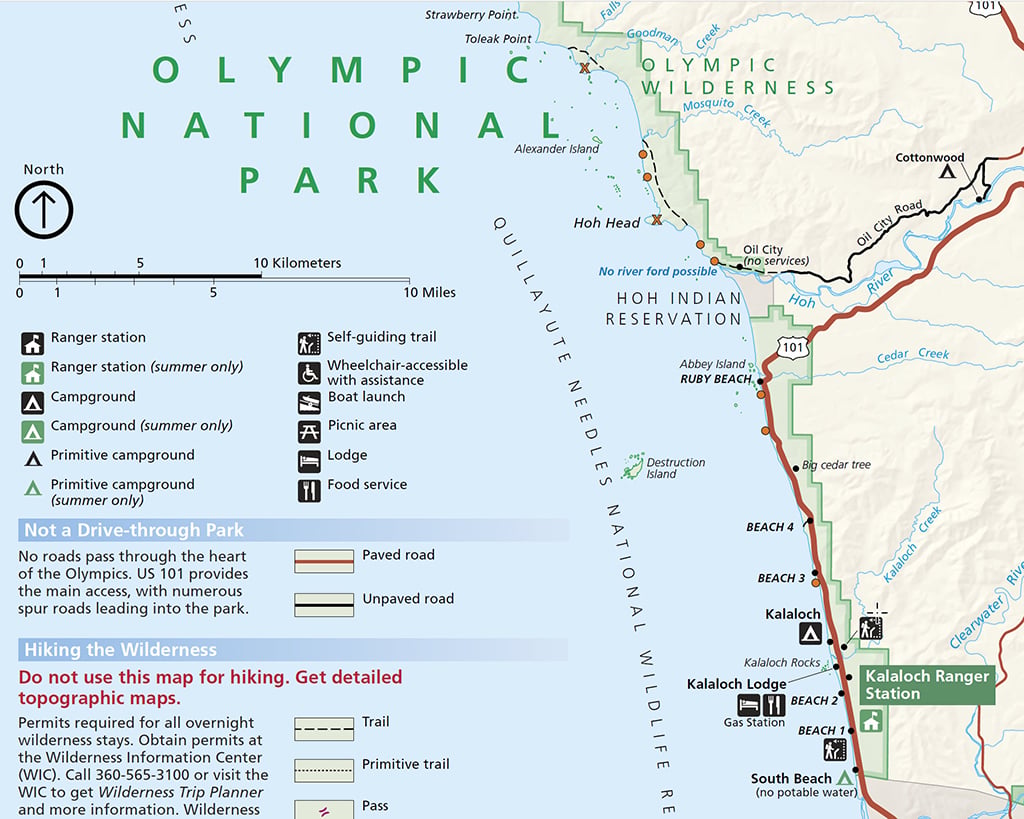A few of the beaches in Olympic National Park / NPS A few of the beaches in Olympic National Park / NPS