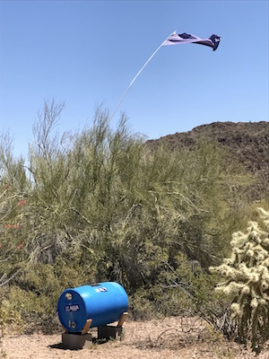 Backcountry water cache in Organ Pipe Cactus NM/Kurt Repanshek