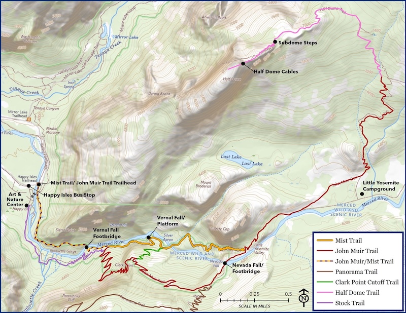 Map showing preliminary project area and related zones / NPS