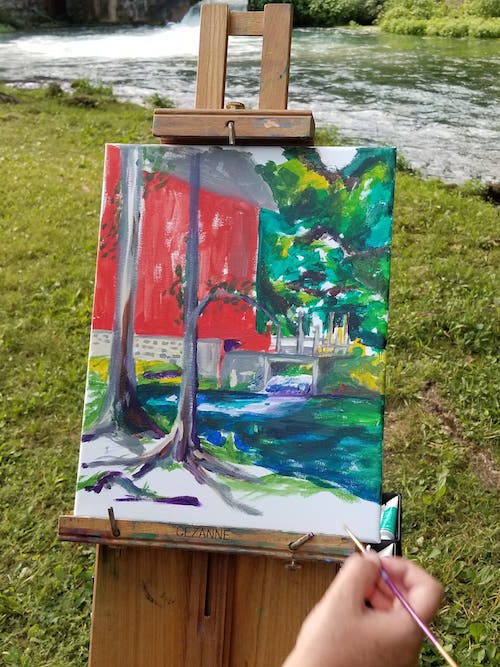 Alley Mill provides inspiration at Art in the Park/NPS