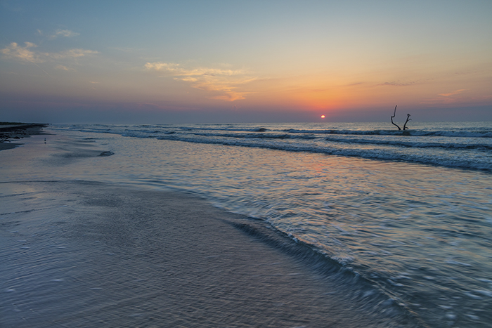 The rosy glow of sunrise, Padre Island National Park / Rebecca Latson The rosy glow of sunrise, Padre Island National Park / Rebecca Latson
