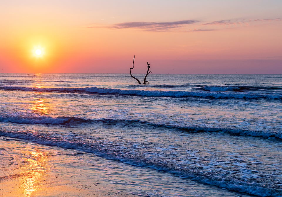 A summer sunrise at Padre Island National Seashore / Rebecca Latson A summer sunrise at Padre Island National Seashore / Rebecca Latson