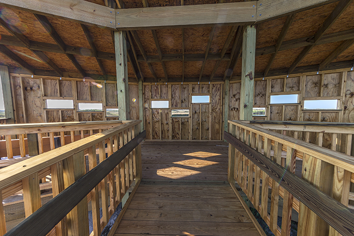 A closer look at the bird blind, Padre Island National Seashore / Rebecca Latson A closer look at the bird blind, Padre Island National Seashore / Rebecca Latson
