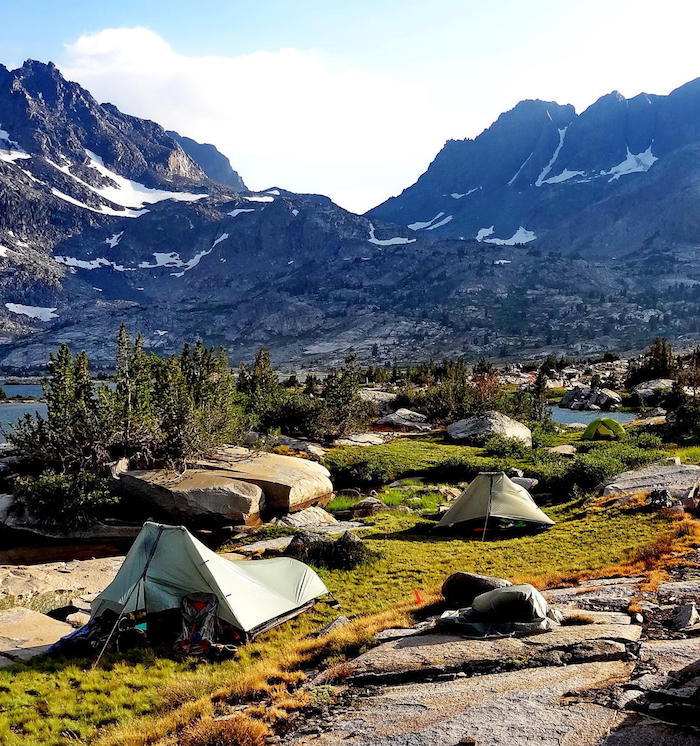 Pristine campsite at Thousand Island Lake along the Pacific Crest Trail in California/USGS, Jeffrey Marion Pristine campsite at Thousand Island Lake along the Pacific Crest Trail in California/USGS, Jeffrey Marion