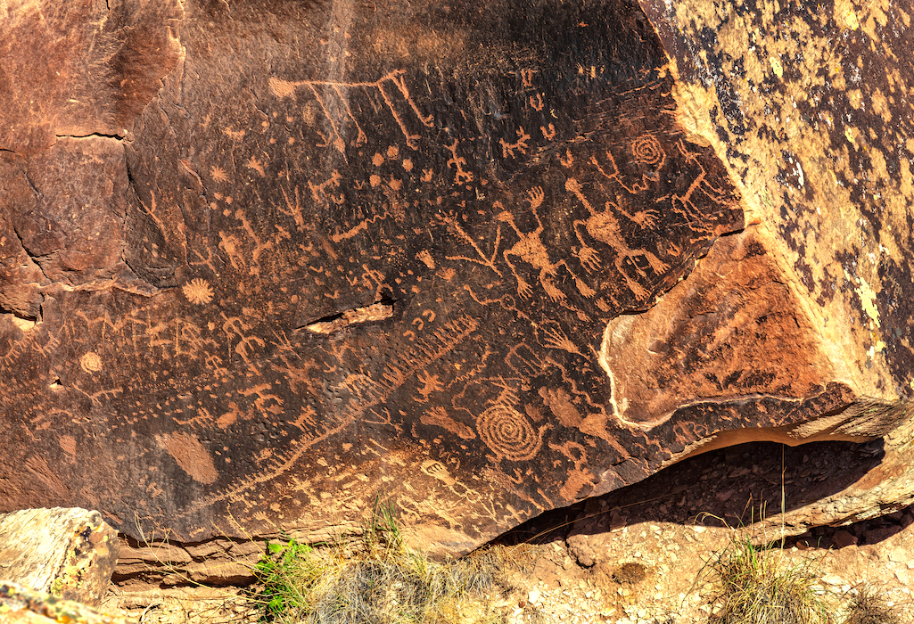 Some of the petroglyphs visible at Petrified Forest National Park/Rebecca Latson Some of the petroglyphs visible at Petrified Forest National Park/Rebecca Latson