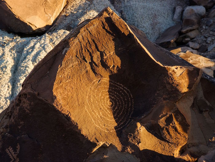 Petroglyphs at Martha's Butte in Petrified Forest National Park/NPS Petroglyphs at Martha's Butte in Petrified Forest National Park/NPS