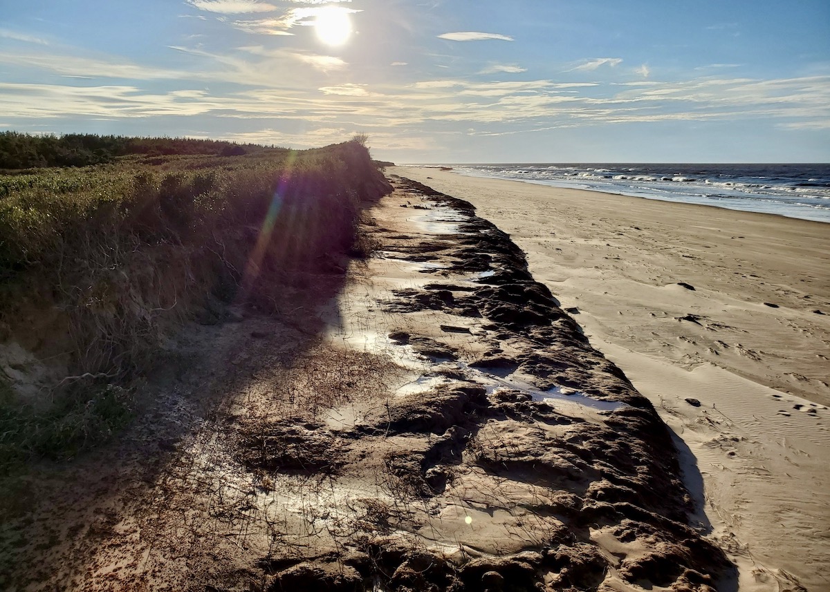 Coastal damage to the Greenwich section of P.E.I. National Park by Fiona. Coastal damage to the Greenwich section of P.E.I. National Park by Fiona.