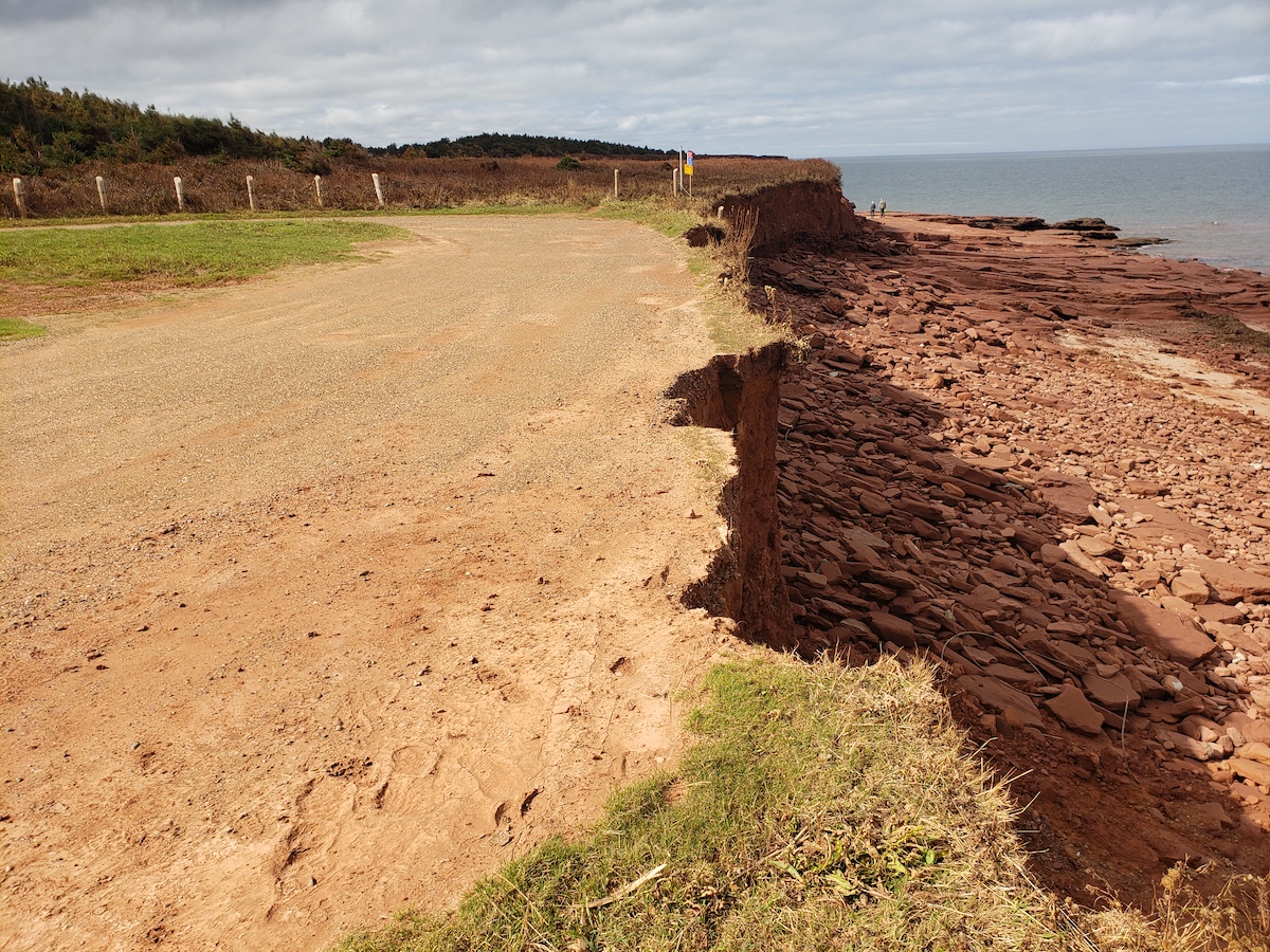 Flat Rock is one spot in Prince Edward Island National Park that was damaged by post-tropical storm Fiona in 2022. Flat Rock is one spot in Prince Edward Island National Park that was damaged by post-tropical storm Fiona in 2022.