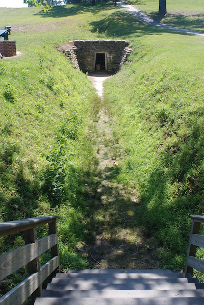 Tunnel entrance at Petersburg National Battlefield/Kurt Repanshek Tunnel entrance at Petersburg National Battlefield/Kurt Repanshek