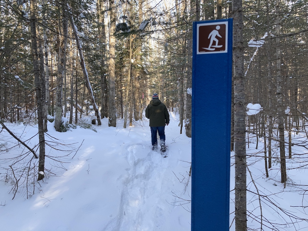A trail cut for snowshoers at Pictured Rocks National Lakeshore is now open/NPS A trail cut for snowshoers at Pictured Rocks National Lakeshore is now open/NPS