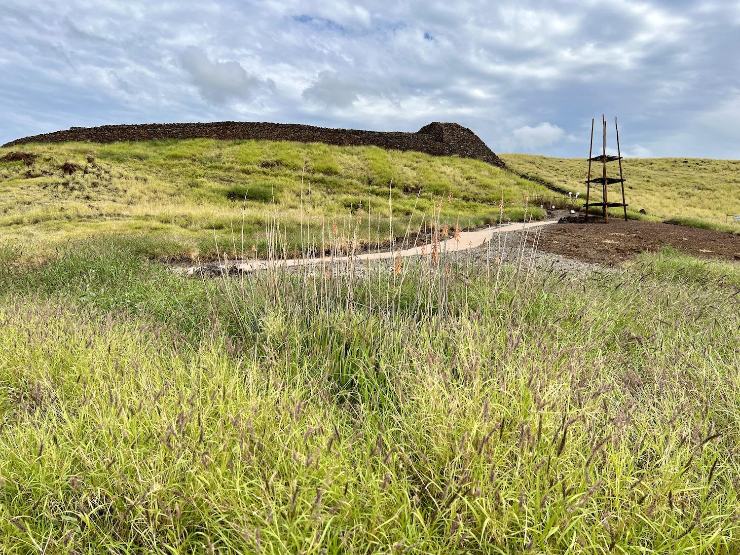 Pu'ukoholā Heiau National Historic Site protects this Pu'ukoholā Heiau (Temple on the Hill of the Whale)/Jennifer Bain