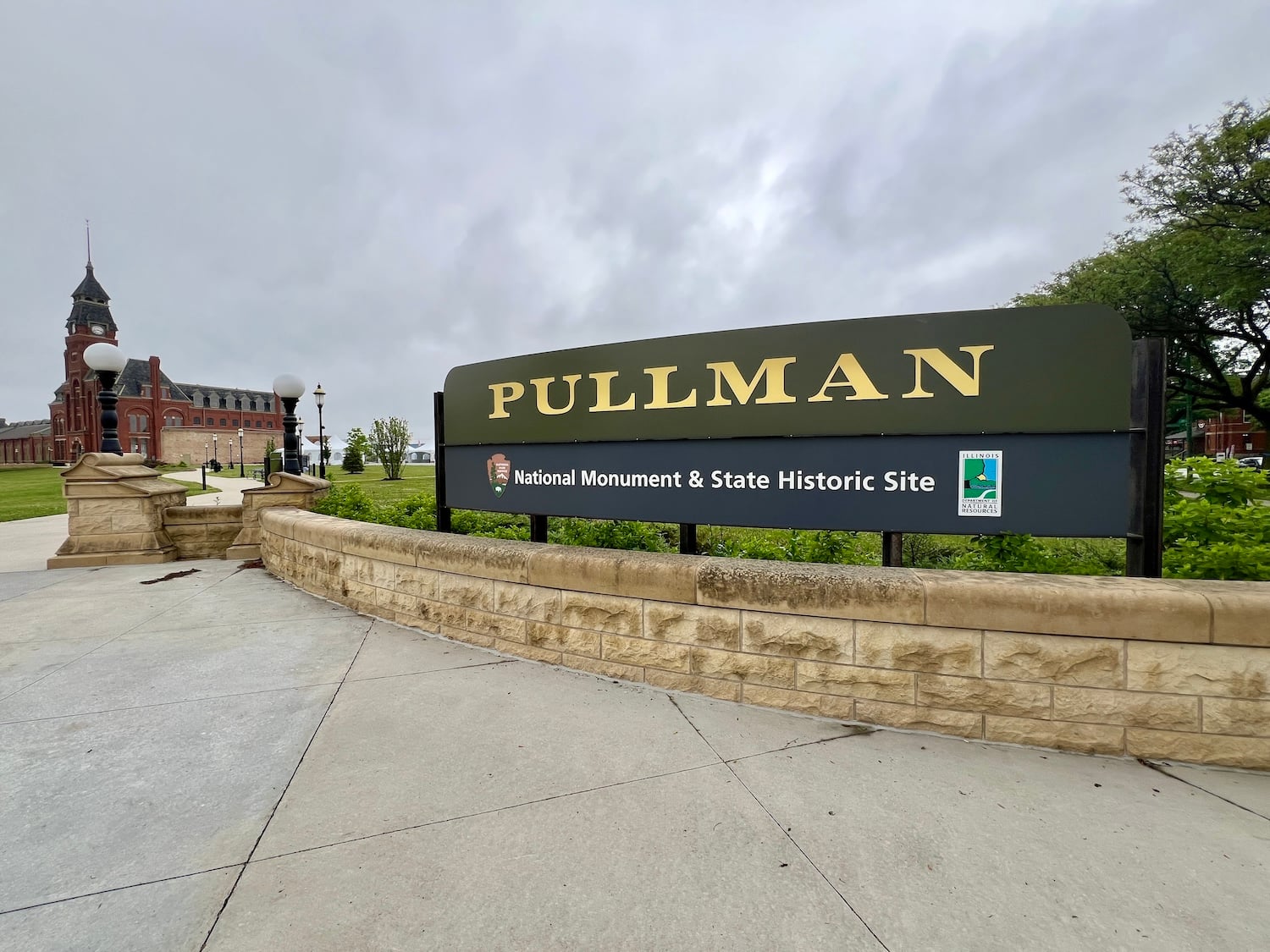 Some signage at Pullman National Historical Park still refers to it as a national monument. Some signage at Pullman National Historical Park still refers to it as a national monument.