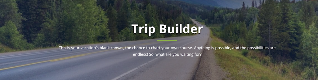 A Trip Builder feature on recreation.gov helps you find new destinations/recreation.gov A Trip Builder feature on recreation.gov helps you find new destinations/recreation.gov
