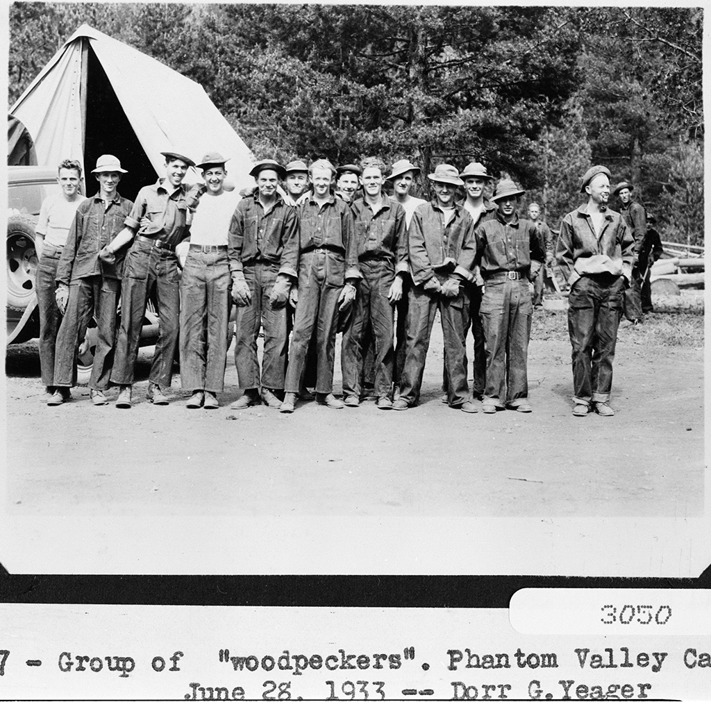 CCC Phantom Valley Canyon Camp "Woodpeckers," Rocky Mountain National Park / NPS-Dorr G. Yeager