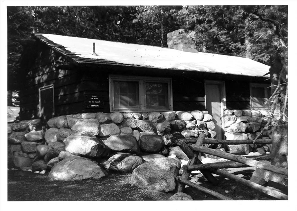 Bear Lake Comfort Station was one of the buildings constructed by the CCC at Rocky Mountain National Park / NPS file