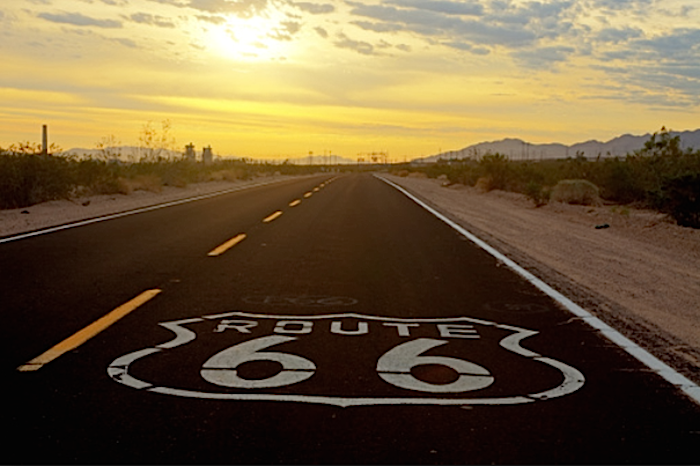 Riding Into a Route 66 Sunset/San Bernardino County Riding Into a Route 66 Sunset/San Bernardino County