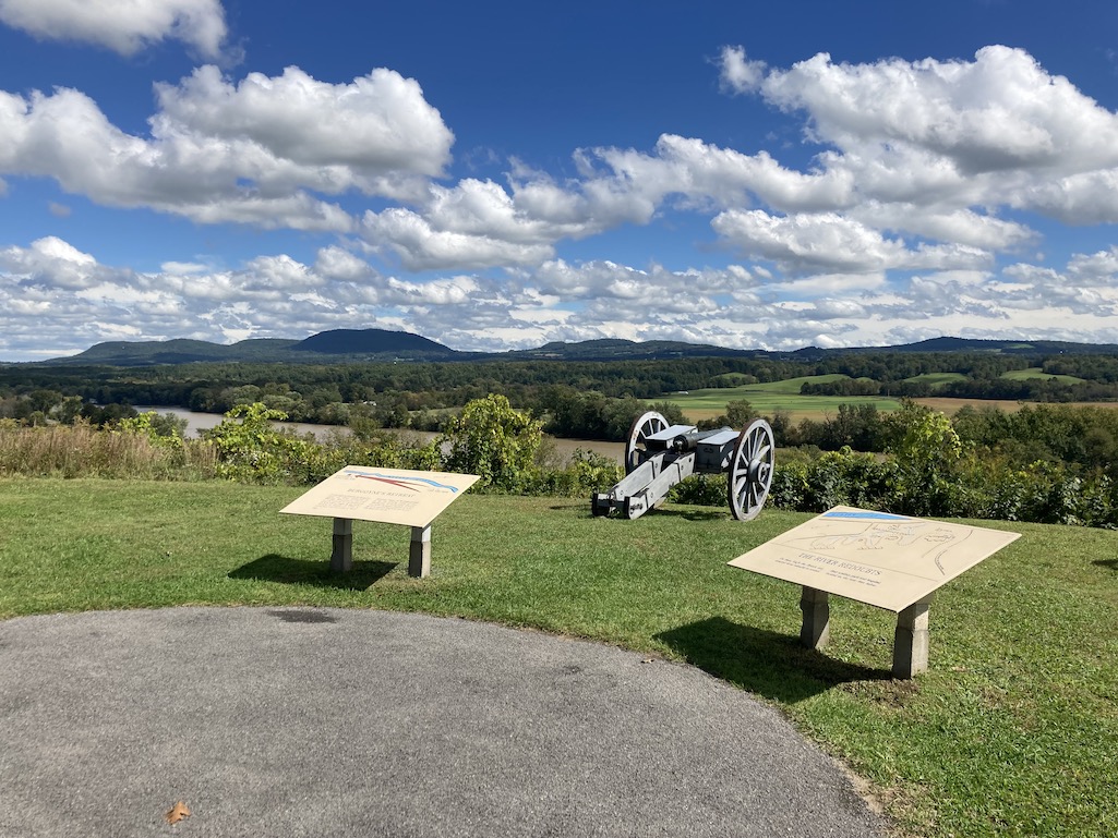 Great American Outdoors Act funds are being used to rehabilitate the Tour Road at Saratoga National Historical Park/NPS file