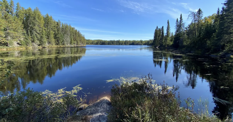 Quarter Line Lake campsite in the backcountry of Voyageurs National Park / NPS Quarter Line Lake campsite in the backcountry of Voyageurs National Park / NPS