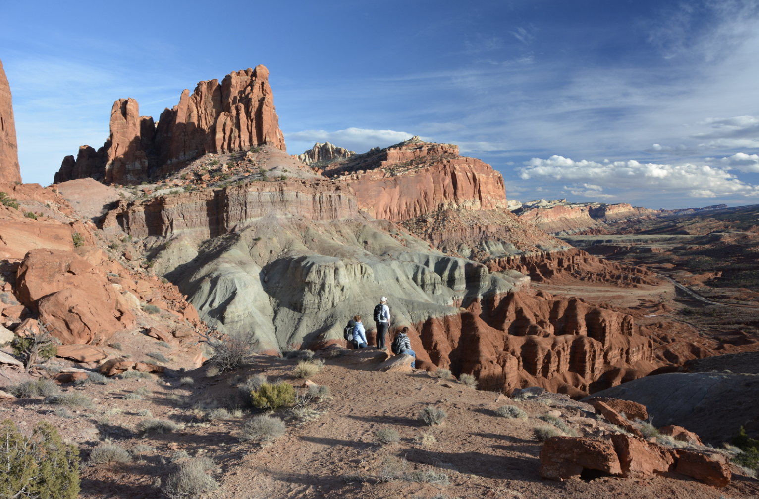 The Chimney Rock Loop offers a colorful view of some of Capitol Reef's rock layers / NPS The Chimney Rock Loop offers a colorful view of some of Capitol Reef's rock layers / NPS